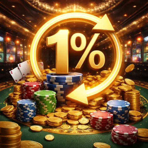 Playtime Casino 1% Daily Cashback